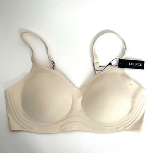 Lounge Beige Everyday Flex Bralette Bra Women's Size Large NEW‎ *Defects